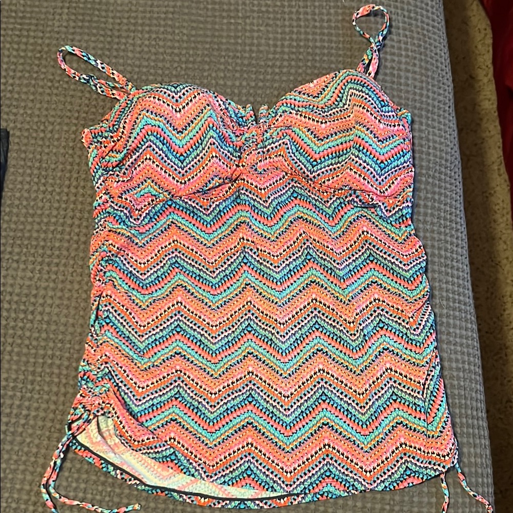 Multicolor Chevron Women's Top